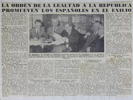 Nota periodística sobre visita de Fernando Valera