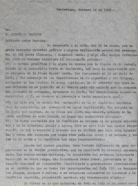 Carta homenajes a Azaña