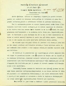 El discurso de mi padre