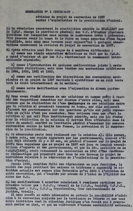 Memorandum Nº1