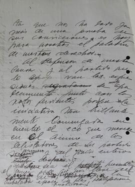 Carta al Presidente