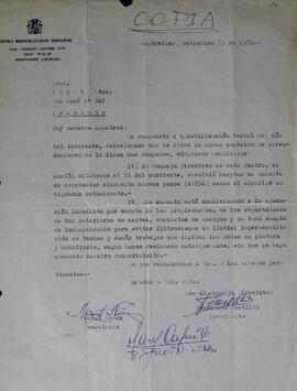 Descargos del Consejo Directivo
