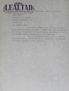 Pedido de publicación