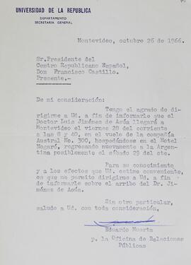 Confirmación de viaje