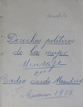 Derechos políticos de la mujer