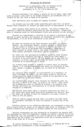 Declaración de Principios