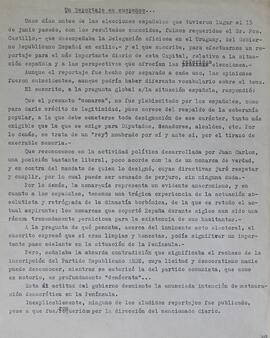 Reportaje en suspenso