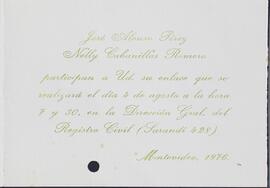 Tarjeta de invitación II