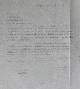 Contribucion economica para almuerzo conmemorativo