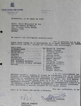 Nuevas autoridades 1975