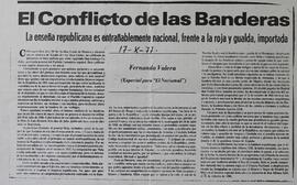 El conflicto de las banderas