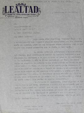 Ejemplares y suscripción
