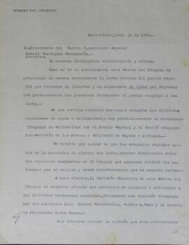 Ofrecimiento para arbitrar disidencias