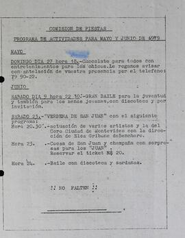 Casal Catala Programa festejos