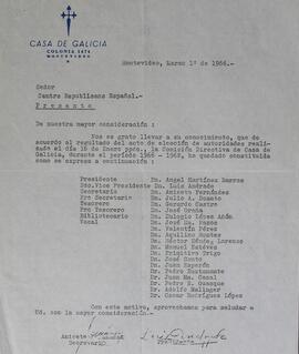 Nomina autoridades Casa de Galicia