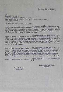 Carta a III Conferencia