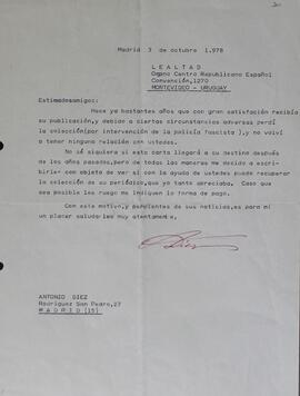 Pedido de compra de colección