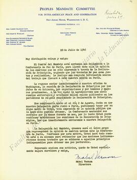 Carta dirigida a Paulina Luisi