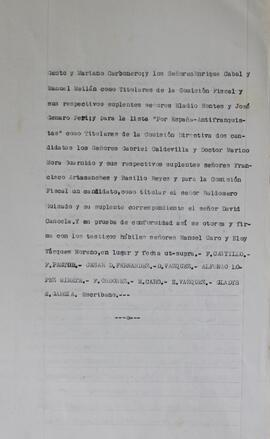 Acta elecciones 7 diciembre 1952