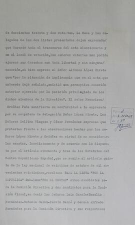 Acta elecciones 7 diciembre 1952