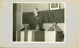 Rodolfo Obregón en uso de la palabra