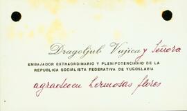 Tarjeta Dragolljul Vujica