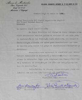 Préstamo de sala