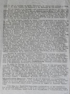 Frangmento de discurso de Fernando Valera