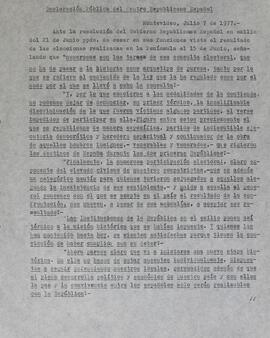 Declaración pública
