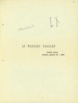 La Mazzini Society