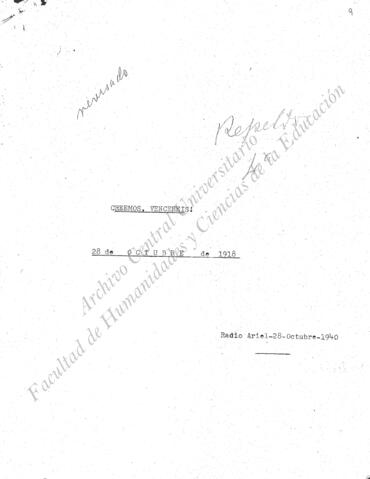 Original Digital object not accessible