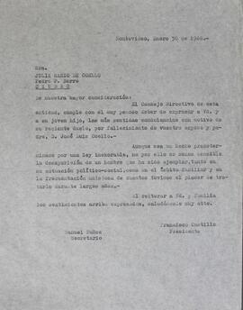 Condolencias por Coello