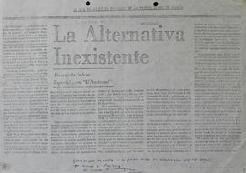 La Alternativa Inexistente