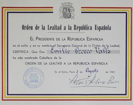 Diploma Orozco Valls