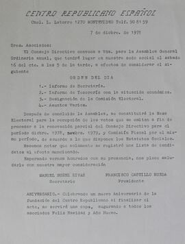 Convocatoria a Asamblea General Ordinaria