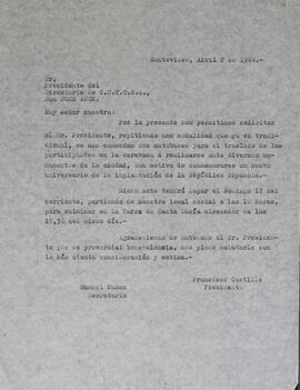 Solicitud de ómnibus