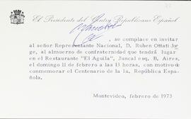 Tarjeta invitación