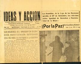 Acto organizado por las mujeres