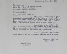 Acuse de recibo autoridades 1966/67