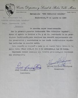 Invitación a reunión