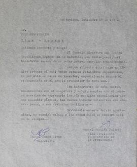 Condolencias Fernando Pereira