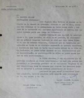 Solicitud asistencia Congreso