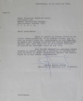 Acuso de recibo por elecciones