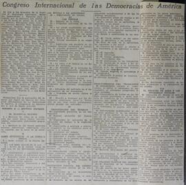 Congreso Internacional de las Democracias