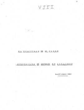 El discurso de mi padre