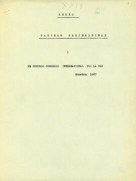 2° Congreso para la Paz
