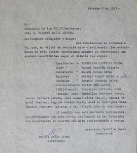 Nuevas autoridades 1977