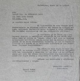 Condolencias González Malo