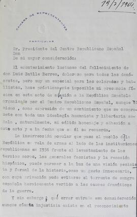 Imposibilidad de asistir a acto