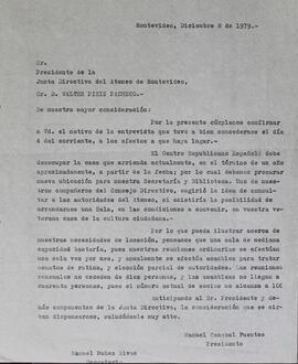 Pedido de arrendamiento